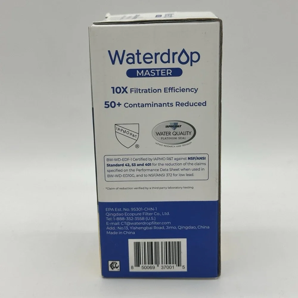 WATERDROP MASTER REPLACEMENT FILTER FOR BW-WD-ED10G NEW-SEALED